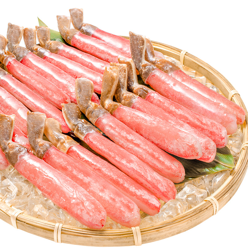 送料無料 ズワイガニ ずわいがに ポーション かにしゃぶ 刺身 生ズワイガニ 特大 3Lサイズ 冷凍総重量 500g ジューシーでトロけるようなズワイむき身は食べ応え抜群【かに カニ 蟹 豊洲市場 ギフト 贈答用 お歳暮】