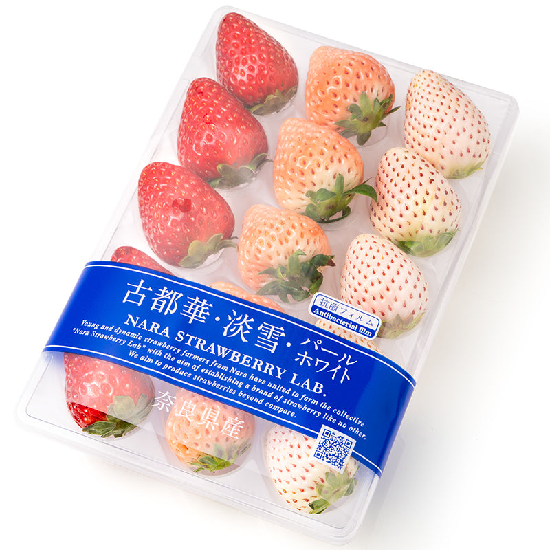 いちご3種食べ比べセット 250g×4パック 合計1kg 1箱 2パック入り 古都華 淡雪 パールホワイト アソート いちご イチゴ 苺 化粧箱入り 大粒 フルーツ 果物 ギフト 贈答 お取り寄せ 市場直送 クール便 豊洲市場 青果