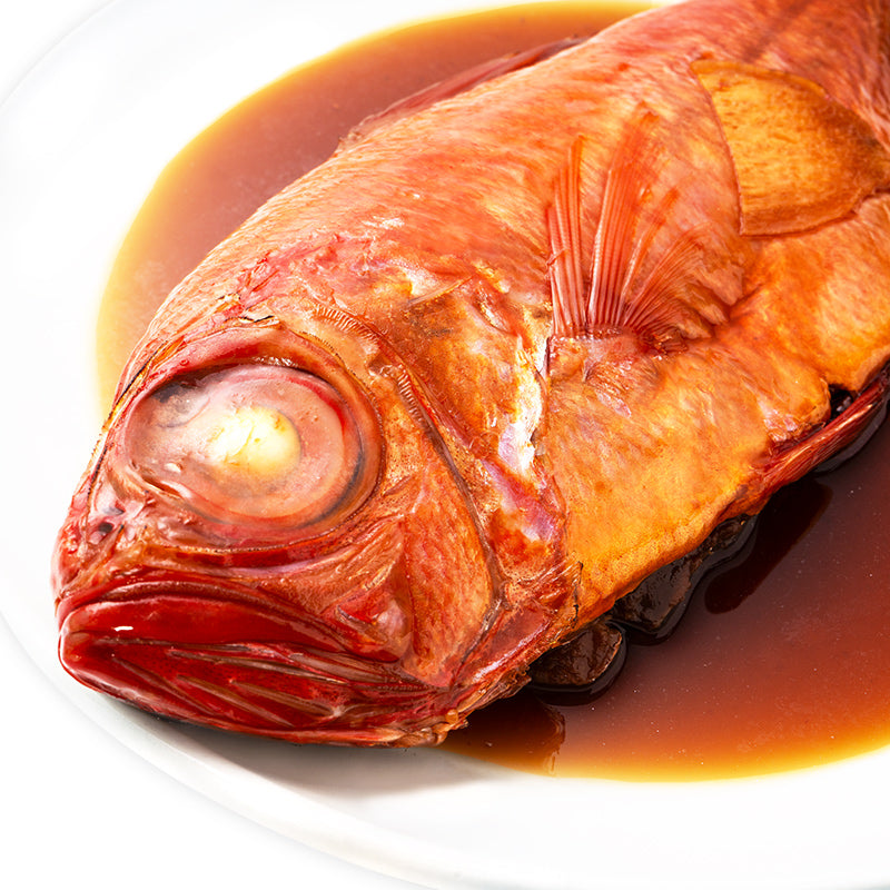 金目鯛 煮付け キンメダイ 500g 国産 金目鯛の煮付け きんめだい 煮魚 祝い魚 姿煮 惣菜 業務用 おかず 和風 豊洲市場 母の日 父の日 お中元 お歳暮 グルメ ハレノヒ ギフト