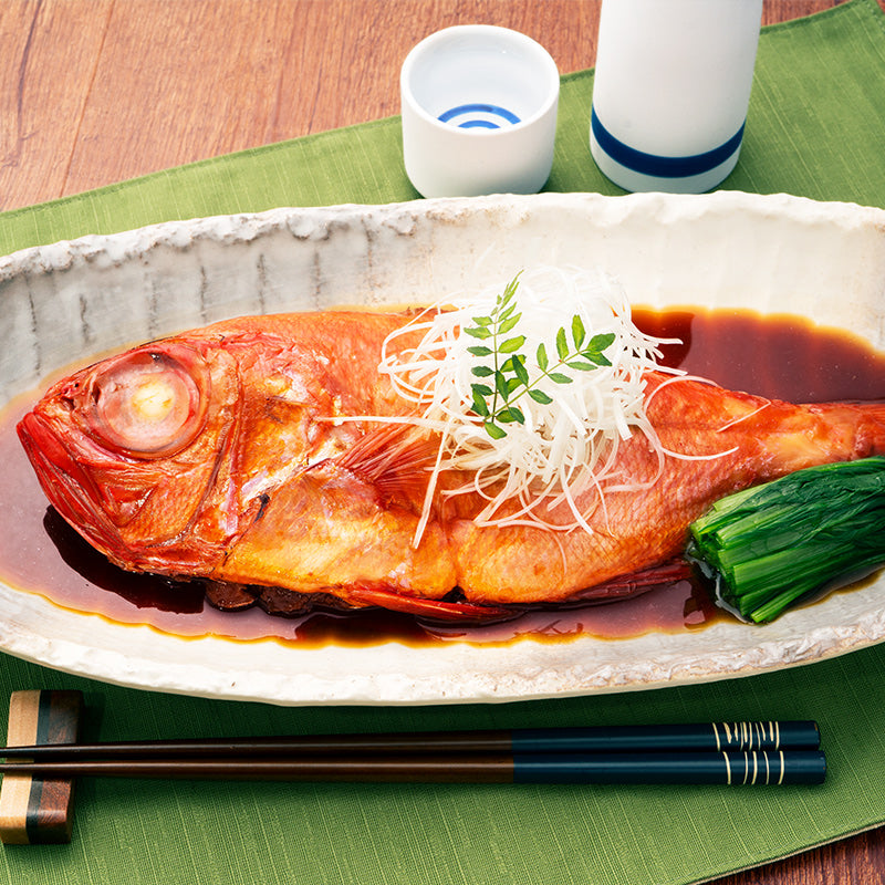金目鯛 煮付け キンメダイ 500g 国産 金目鯛の煮付け きんめだい 煮魚 祝い魚 姿煮 惣菜 業務用 おかず 和風 豊洲市場 母の日 父の日 お中元 お歳暮 グルメ ハレノヒ ギフト