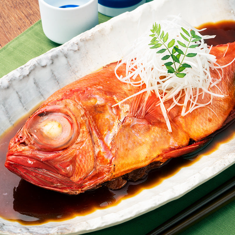 金目鯛 煮付け キンメダイ 500g 国産 金目鯛の煮付け きんめだい 煮魚 祝い魚 姿煮 惣菜 業務用 おかず 和風 豊洲市場 母の日 父の日 お中元 お歳暮 グルメ ハレノヒ ギフト
