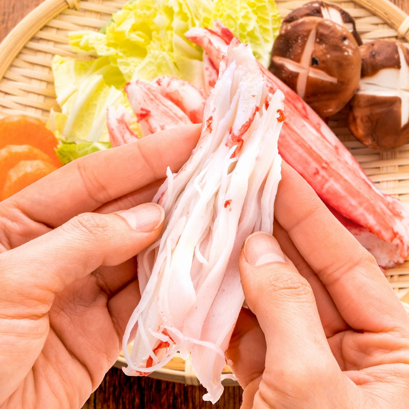 カニカマ カニ風味かまぼこ 業務用 12本×10パック 合計120本 旨味も食感もほぼカニを目指した逸品 しなやかにサラダ かにサラダ カニサラダ シーフードサラダ かまぼこ 寿司ネタ かにかま カニかま かに カニ 蟹 魚肉