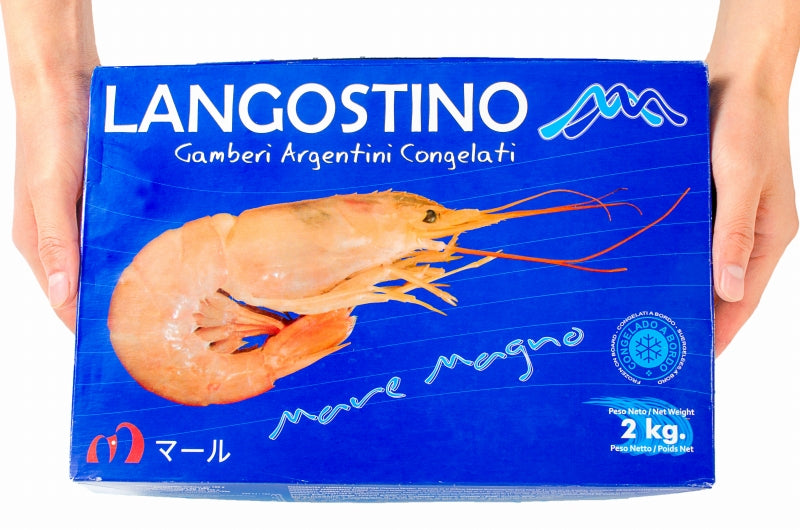 赤海老 2kg 特大L2 40〜60尾 業務用1箱 お刺身用赤えび。ぼたん海老を超える希少な超特大 大きくプリプリの赤海老は甘みが違う。【赤えび 赤エビ あかえび アカエビ アルゼンチン 寿司 バーベキュー BBQ】