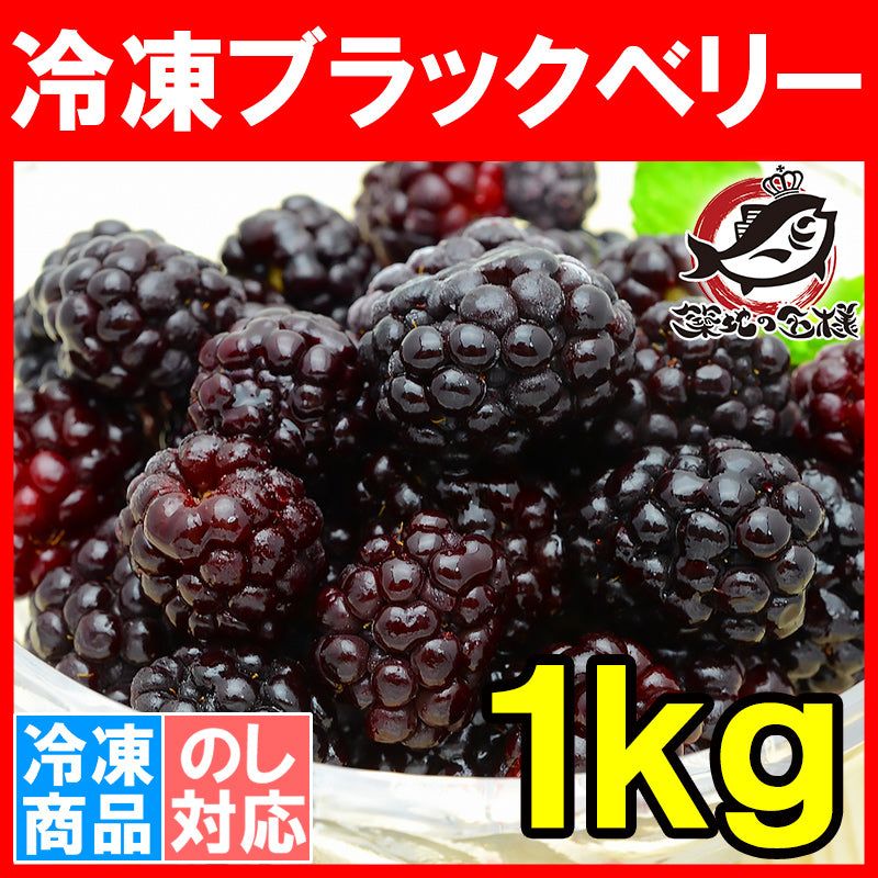冷凍ブラックベリー 1kg 500g×2パック 弾けるブラックベリーをたっぷりと!【ブラックベリー 冷凍ブラックベリー 完熟ブラックベリー 冷凍フルーツ 冷凍デザート 冷凍食品 業務用 ヨナナス スムージー】