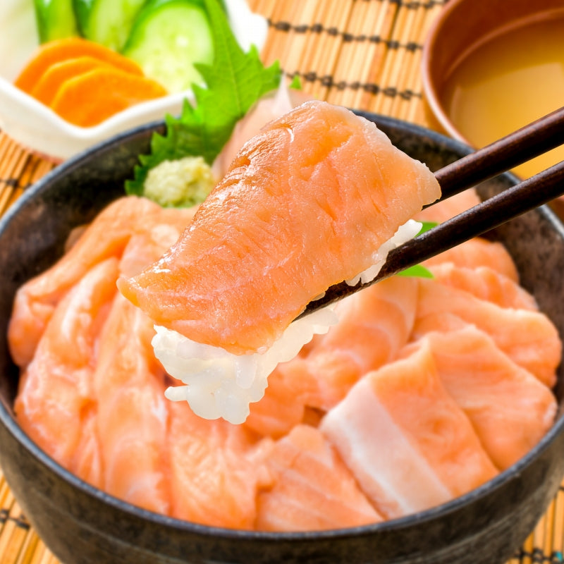 訳あり サーモン 大トロ ハラス 切り落とし 生食用スライス 500g 【わけあり 訳アリ アトランティックサーモン サーモンハラス トロサーモン 鮭ハラス 鮭 刺身 業務用 料理】