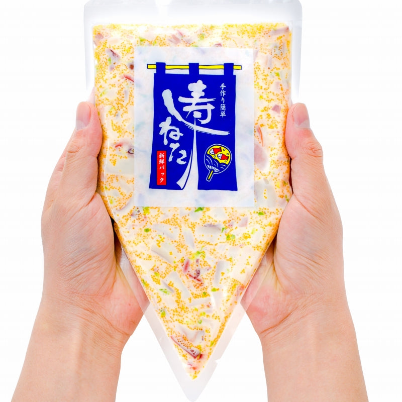 送料無料 ほっき貝入り海鮮サラダ 200g×3パック 寿司ネタ用 ほっき貝 イカ 海鮮サラダ チューブパックでネタをのせるだけでお寿司が完成 ホッキ貝 北寄貝 寿司ねた 寿司ネタ 手巻き寿司 いか サラダ 回転寿司 豊洲市場 業務用rn