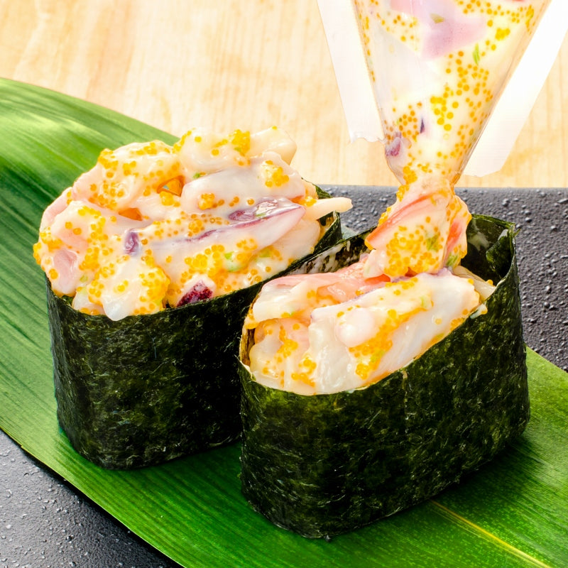 送料無料 ほっき貝入り海鮮サラダ 200g×3パック 寿司ネタ用 ほっき貝 イカ 海鮮サラダ チューブパックでネタをのせるだけでお寿司が完成 ホッキ貝 北寄貝 寿司ねた 寿司ネタ 手巻き寿司 いか サラダ 回転寿司 豊洲市場 業務用rn