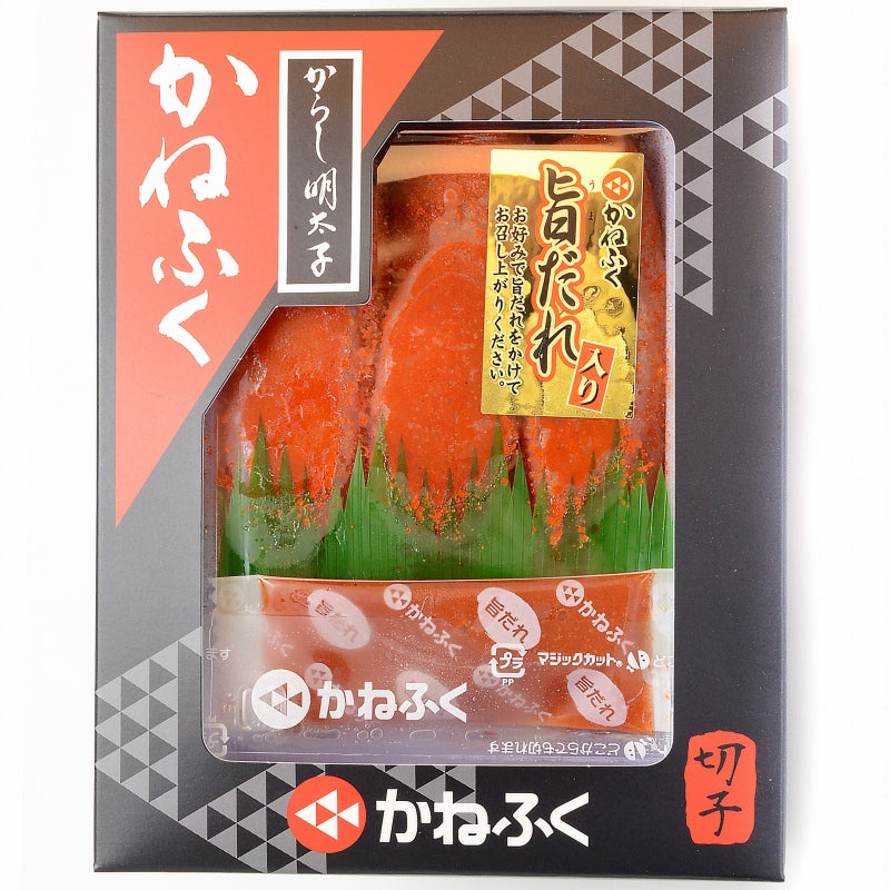 訳あり かねふく 明太子 140g 切れ子 切れ子ですが、かねふくの味 化粧箱入り【明太子 めんたいこ 辛子明太子 辛子めんたいこ 黒箱 訳アリ わけあり ワケアリ ギフト】
