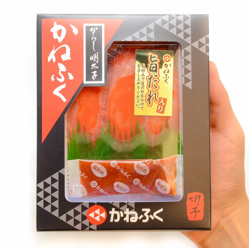 訳あり かねふく 明太子 140g 切れ子 切れ子ですが、かねふくの味 化粧箱入り【明太子 めんたいこ 辛子明太子 辛子めんたいこ 黒箱 訳アリ わけあり ワケアリ ギフト】