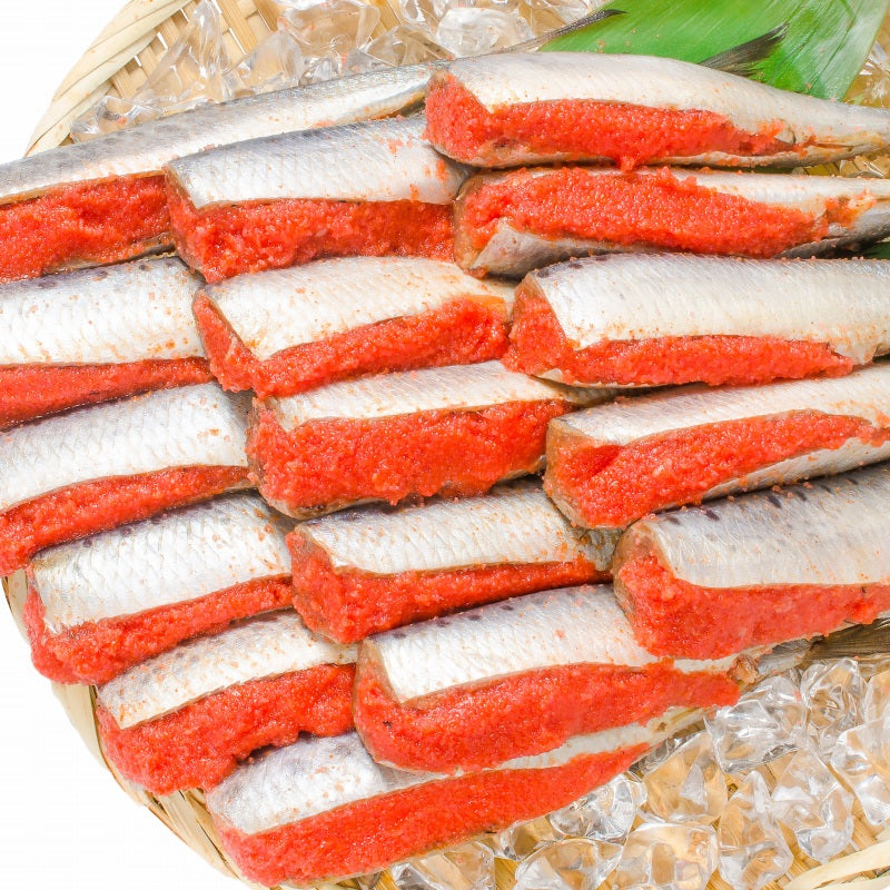 かねふく いわし明太 1箱16尾 老舗かねふくの味をご堪能下さい。化粧箱入りでギフトに最適!【鰯明太 イワシ明太 明太子 めんたいこ 辛子明太子 辛子めんたいこ かねふく 福岡 ギフト】