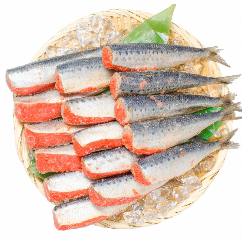 かねふく いわし明太 1箱16尾 老舗かねふくの味をご堪能下さい。化粧箱入りでギフトに最適!【鰯明太 イワシ明太 明太子 めんたいこ 辛子明太子 辛子めんたいこ かねふく 福岡 ギフト】