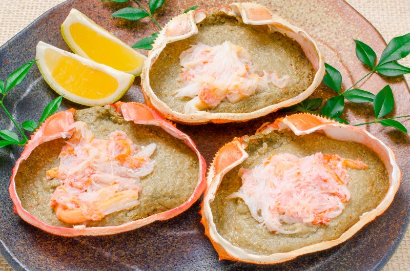 かにみそ甲羅盛り 100g×1個 日本海産の紅ズワイガニを使用!【ズワイガニ ずわいがに かに カニ 蟹 ズワイ かに甲羅盛り 浜焼き かにみそ カニミソ カニ味噌 ギフト】