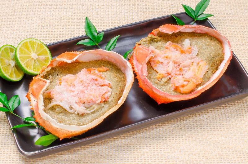 かにみそ甲羅盛り 100g×5個 日本海産の紅ズワイガニを使用!【ズワイガニ ずわいがに かに カニ 蟹 ズワイ かに甲羅盛り 浜焼き かにみそ カニミソ カニ味噌 ギフト】