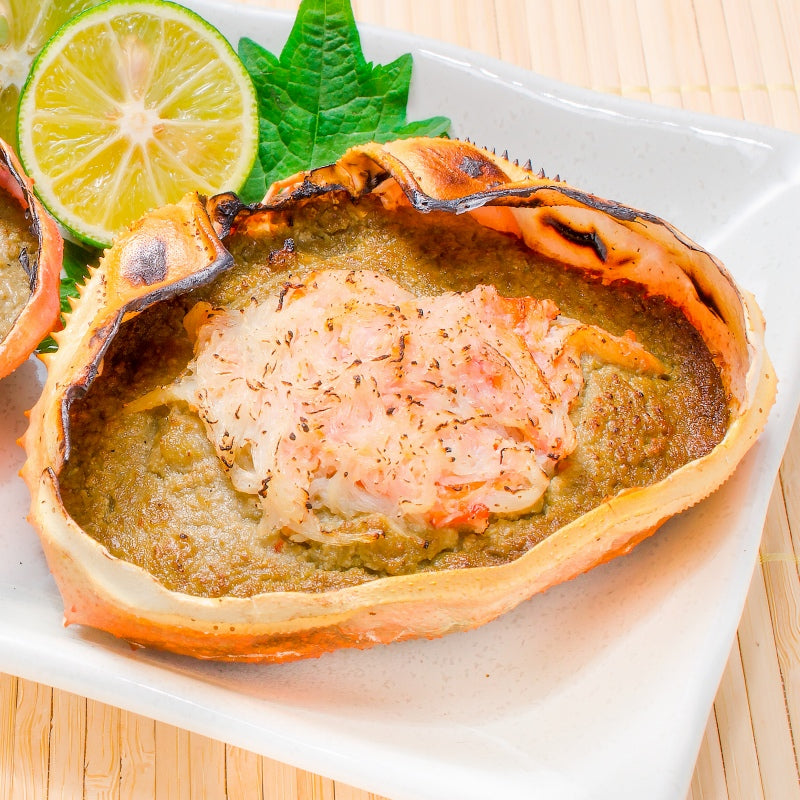 かにみそ甲羅盛り 100g×10個 日本海産の紅ズワイガニを使用!【ズワイガニ ずわいがに かに カニ 蟹 ズワイ かに甲羅盛り 浜焼き かにみそ カニミソ カニ味噌 ギフト】