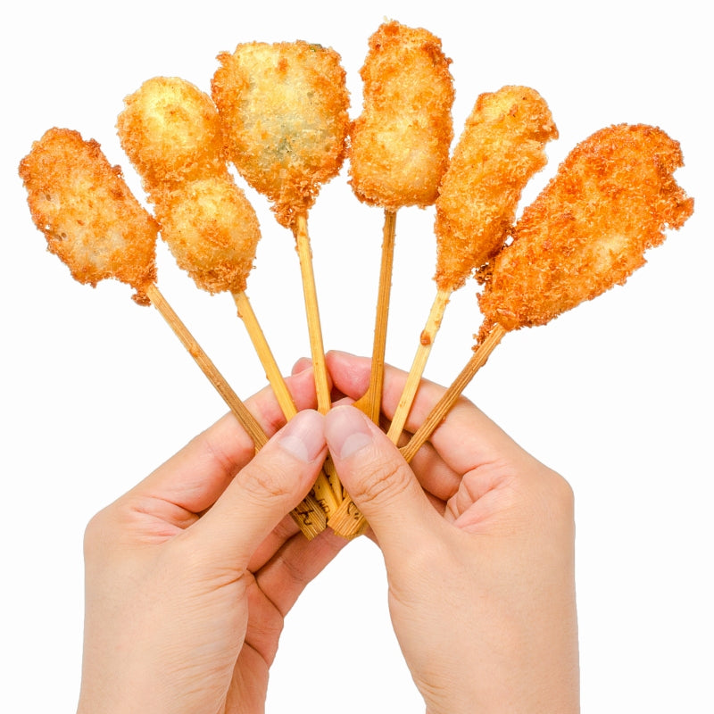串揚げ 串揚げセット 10袋 6種類×20本 合計120本【串あげ くし揚げ くし揚げセット 串 串かつ 串カツ ご飯のお供 おつまみ 冷凍食品 おかず お弁当 お惣菜 フライ】