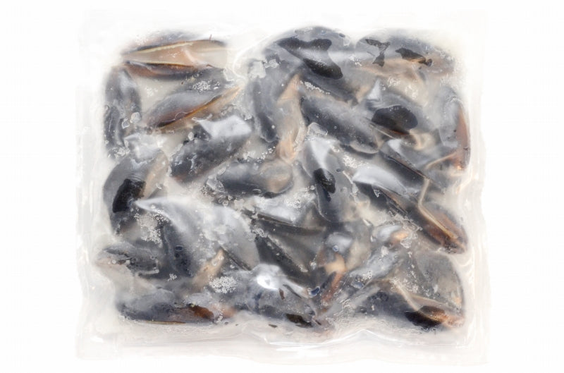 送料無料 ムール貝1kg ボイル 殻つきムール貝 500g×2パック 解凍後そのまま食べられます。【輸入食材 豊洲市場 鍋 パスタ パエリア ブイヤベース 香草焼き ワイン蒸し イタリアン スパニッシュ ムール貝通販 ギフト】