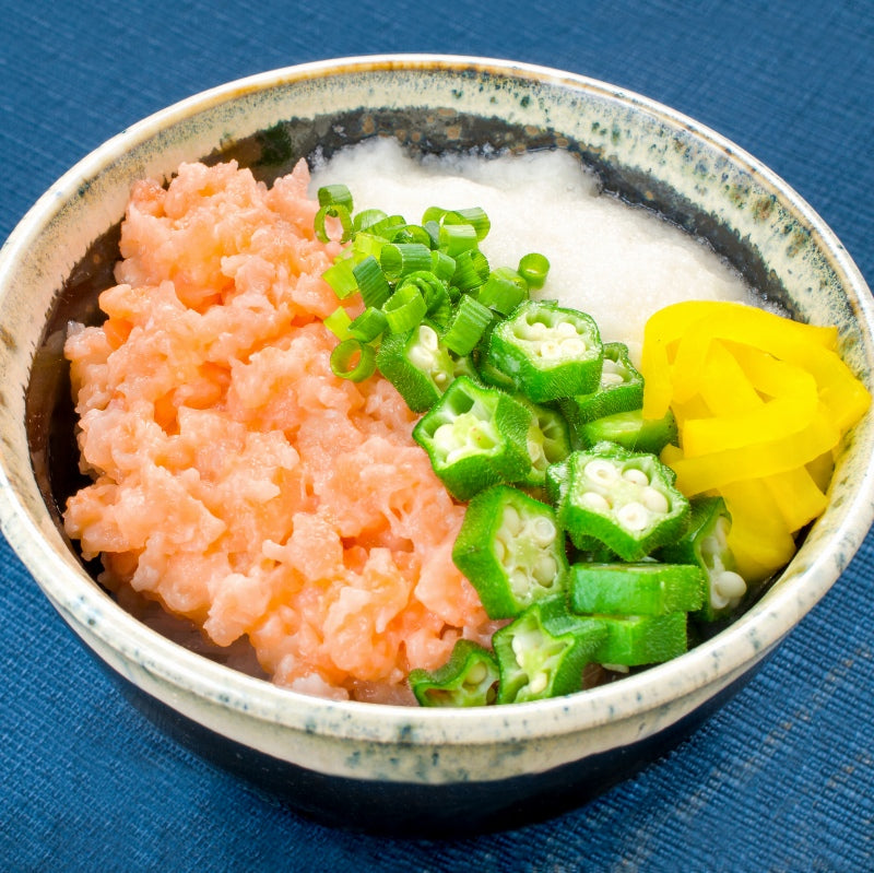 送料無料 ネギトロサーモン 80g×5個 食べ切り80gパックで簡単にサーモンネギトロ丼が楽しめます。【ネギトロ ねぎとろ サーモンネギトロ サーモンすき身 サーモンたたき 鮭 さけ しゃけ 豊洲市場 業務用】