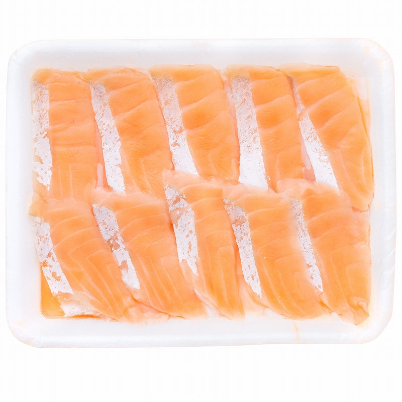送料無料 サーモンハラススライス サーモン ハラス 寿司ネタ 刺身 スライス 業務用 8g × 20枚入り 合計160g 寿司 サーモン丼 海鮮丼 アトランティックサーモン 鮭 さけ しゃけ 冷凍 レシピ ギフト 豊洲市場