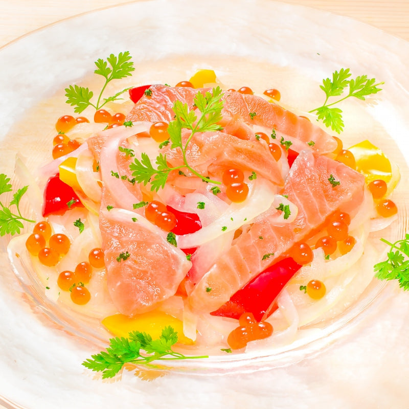 送料無料 イクラ醤油漬け 鮭いくら 500g&お刺身トロサーモン300gの大盛りセット 銀座の寿司屋も使用の高級いくら。贈り物に大人気!【いくら イクラ いくら醤油漬け イクラ醤油漬け 鮭 トロサーモン サーモン刺身 海鮮セット】【ギフト】