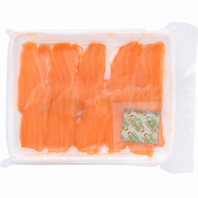 送料無料 サーモンスライス サーモン 寿司ネタ 刺身 スライス 業務用 8g × 20枚入り 合計160g×5パック 寿司 サーモン丼 海鮮丼 アトランティックサーモン 鮭 さけ しゃけ 業務用 冷凍 レシピ ギフト 豊洲市場