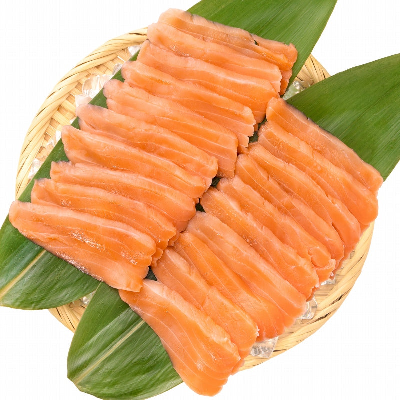 送料無料 サーモンスライス サーモン 寿司ネタ 刺身 スライス 業務用 8g × 20枚入り 合計160g×5パック 寿司 サーモン丼 海鮮丼 アトランティックサーモン 鮭 さけ しゃけ 業務用 冷凍 レシピ ギフト 豊洲市場