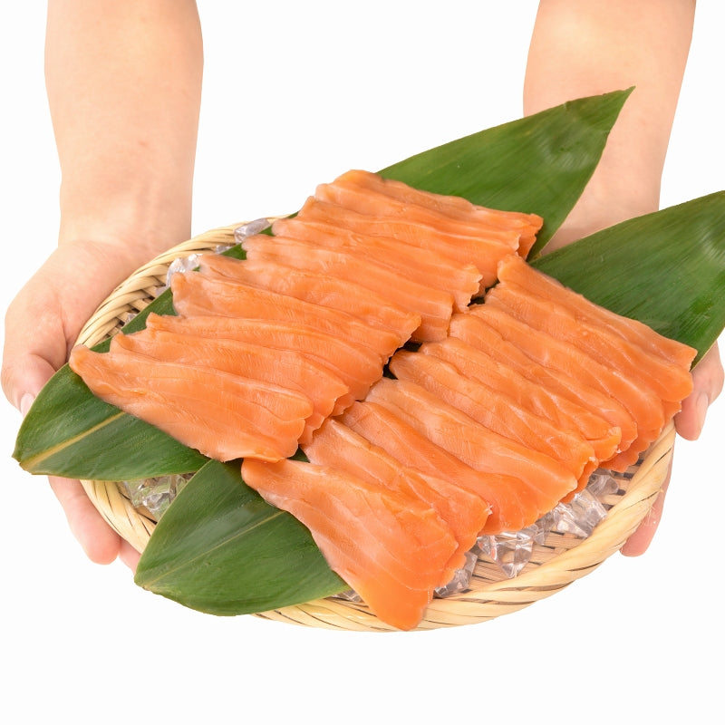 送料無料 サーモンスライス サーモン 寿司ネタ 刺身 スライス 業務用 8g × 20枚入り 合計160g×5パック 寿司 サーモン丼 海鮮丼 アトランティックサーモン 鮭 さけ しゃけ 業務用 冷凍 レシピ ギフト 豊洲市場