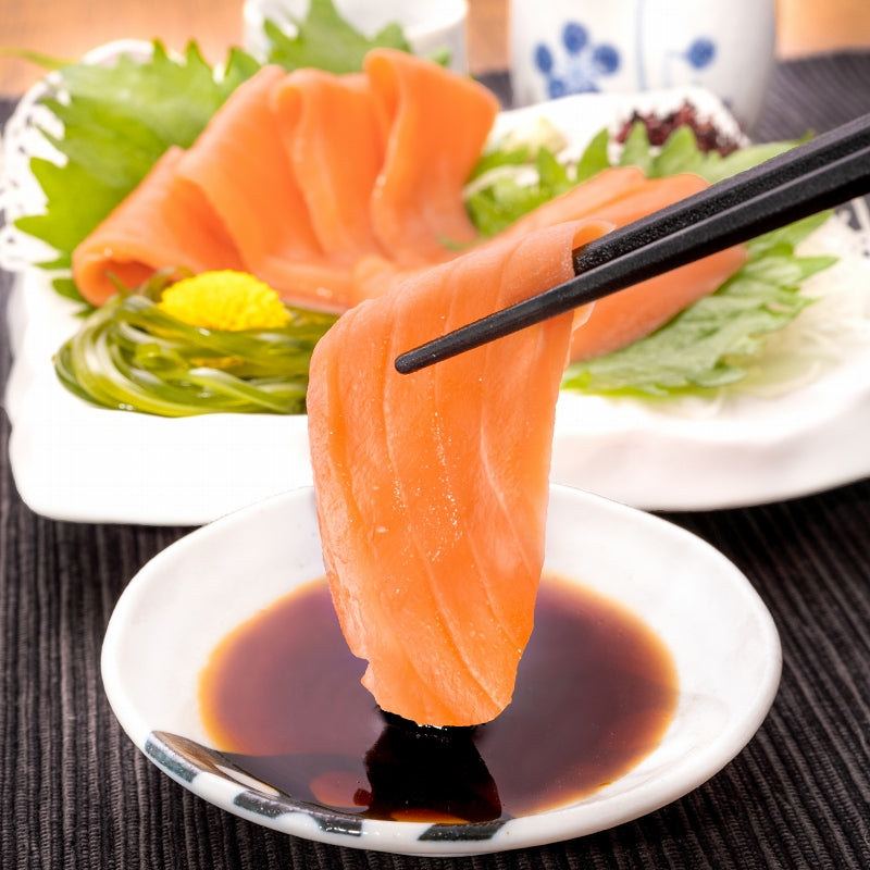 送料無料 サーモンスライス サーモン 寿司ネタ 刺身 スライス 業務用 8g × 20枚入り 合計160g×5パック 寿司 サーモン丼 海鮮丼 アトランティックサーモン 鮭 さけ しゃけ 業務用 冷凍 レシピ ギフト 豊洲市場
