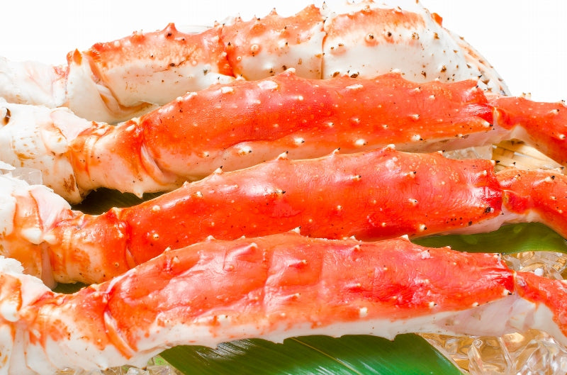 タラバガニ たらばがに 超極太7Lサイズ 2.6kg前後 冷凍総重量1.3kg前後×2肩セット 正規品 ボイル冷凍 足 肩セクション シュリンク包装 【かに カニ 蟹 たらば蟹 タラバ蟹 豊洲 カニ鍋 焼きガニ 脚 ギフト】