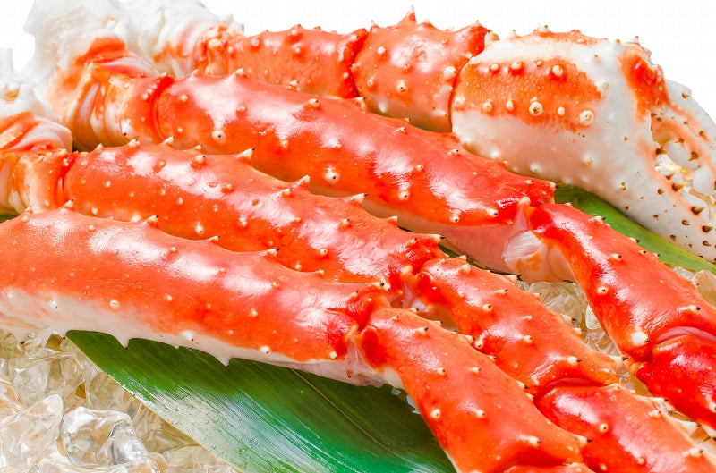 タラバガニ たらばがに 極太5Lサイズ 1kg ×4肩セット 冷凍総重量4kg前後 正規品 ボイル冷凍 足 肩セクション シュリンク包装 かに カニ 蟹 タラバ たらば蟹 タラバ蟹 豊洲 カニ鍋 焼きガニ 脚 ギフト