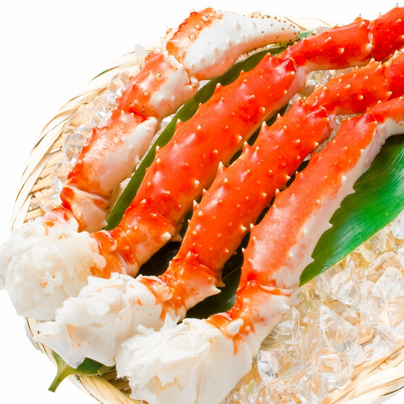 タラバガニ たらばがに 極太5Lサイズ 1kg ×4肩セット 冷凍総重量4kg前後 正規品 ボイル冷凍 足 肩セクション シュリンク包装 かに カニ 蟹 タラバ たらば蟹 タラバ蟹 豊洲 カニ鍋 焼きガニ 脚 ギフト
