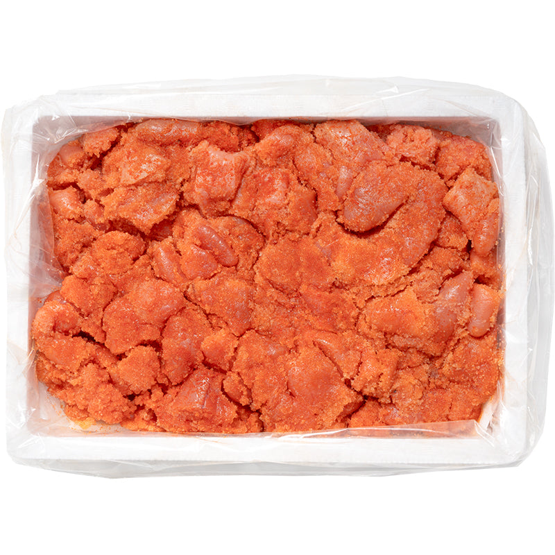 かねふく 訳あり 明太子 合計4kg 2kg×2箱 切れ子 無着色 並切れ 化粧箱 黒箱 めんたいこ 辛子明太子 訳アリ わけあり お取り寄せ 豊洲市場 ギフト