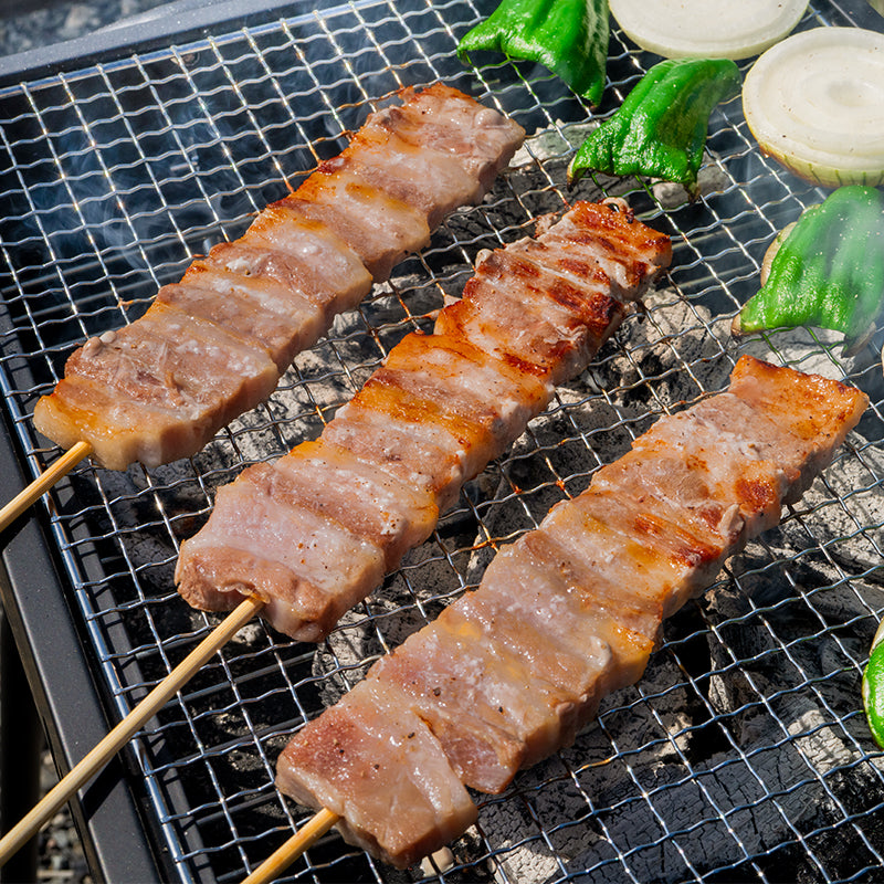豚バラ串 豚串 ジャンボ串 3kg 100g×30本 特大 豚肉 肉串 串焼き ステーキ串 肉 冷凍 仕入れ BBQ バーベキュー お祭り 学園祭 屋台 鉄板焼き 業務用 大量発注 築地 豊洲市場 ギフト