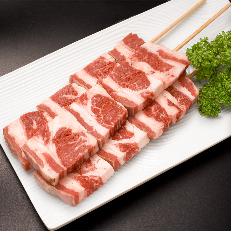 牛串 牛バラ串 ジャンボ串 2kg 100g×20本 特大 牛肉 肉串 串焼き ステーキ串 肉 冷凍 仕入れ BBQ バーベキュー お祭り 学園祭 屋台 鉄板焼き 業務用 大量発注 築地 豊洲市場 ギフト