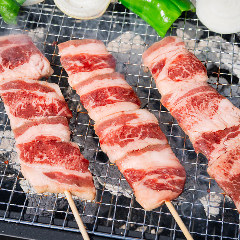 牛串 牛バラ串 ジャンボ串 2kg 100g×20本 特大 牛肉 肉串 串焼き ステーキ串 肉 冷凍 仕入れ BBQ バーベキュー お祭り 学園祭 屋台 鉄板焼き 業務用 大量発注 築地 豊洲市場 ギフト