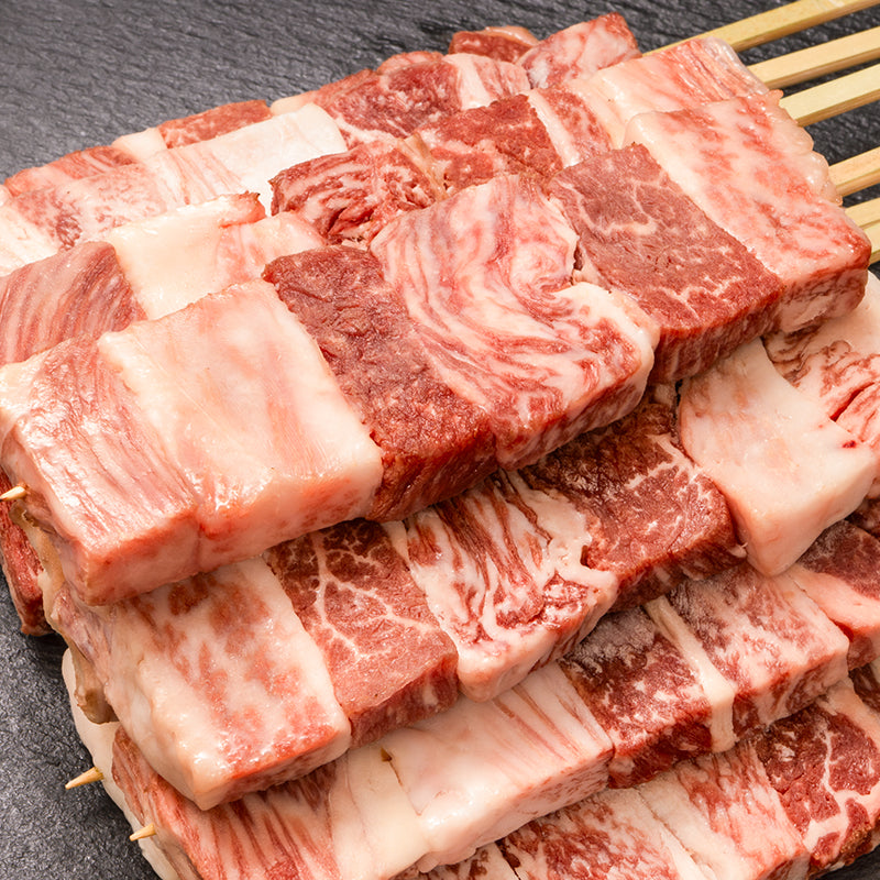 牛串 和牛串 国産 ジャンボ串 2.1kg 70g×30本 大サイズ 和牛 牛肉 肉串 串焼き ステーキ串 肉 冷凍 仕入れ BBQ バーベキュー お祭り 学園祭 屋台 鉄板焼き 業務用 大量発注 築地 豊洲市場 ギフト