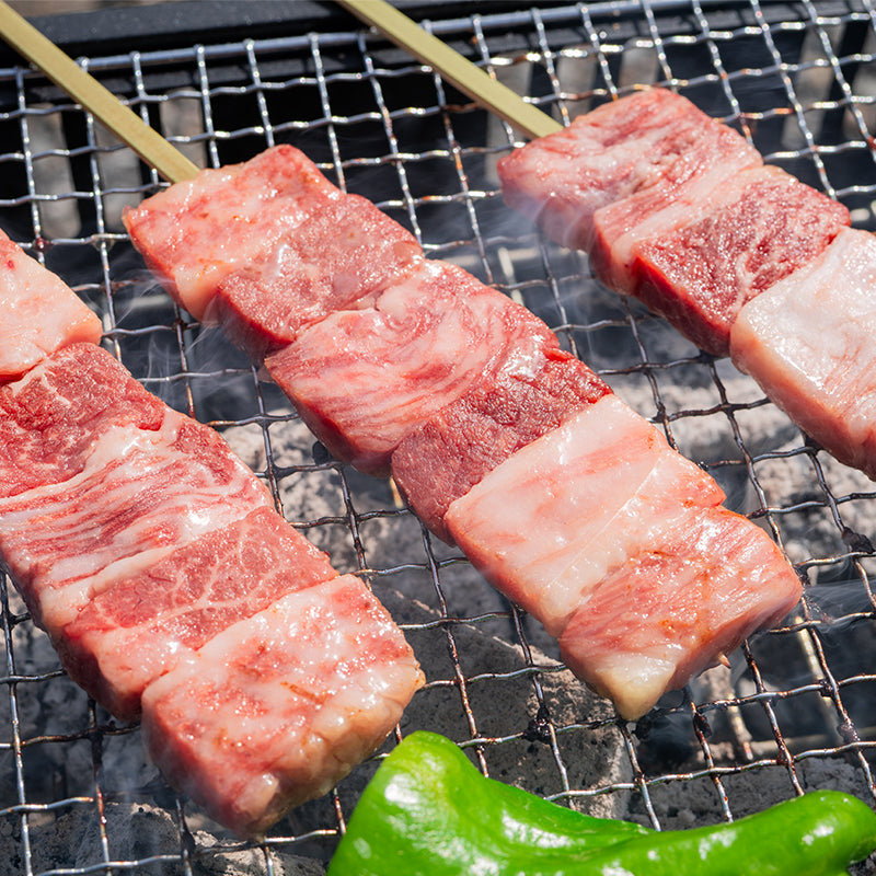 牛串 和牛串 国産 ジャンボ串 2.1kg 70g×30本 大サイズ 和牛 牛肉 肉串 串焼き ステーキ串 肉 冷凍 仕入れ BBQ バーベキュー お祭り 学園祭 屋台 鉄板焼き 業務用 大量発注 築地 豊洲市場 ギフト