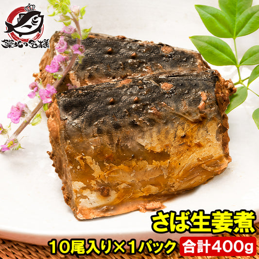 さば 生姜煮 400g 常温保存 温めるだけで便利 サバ 鯖 さば生姜煮 煮魚 煮付け 生姜 ご飯のお供 お弁当 おかず 惣菜 DHA 豊洲市場 常温商品