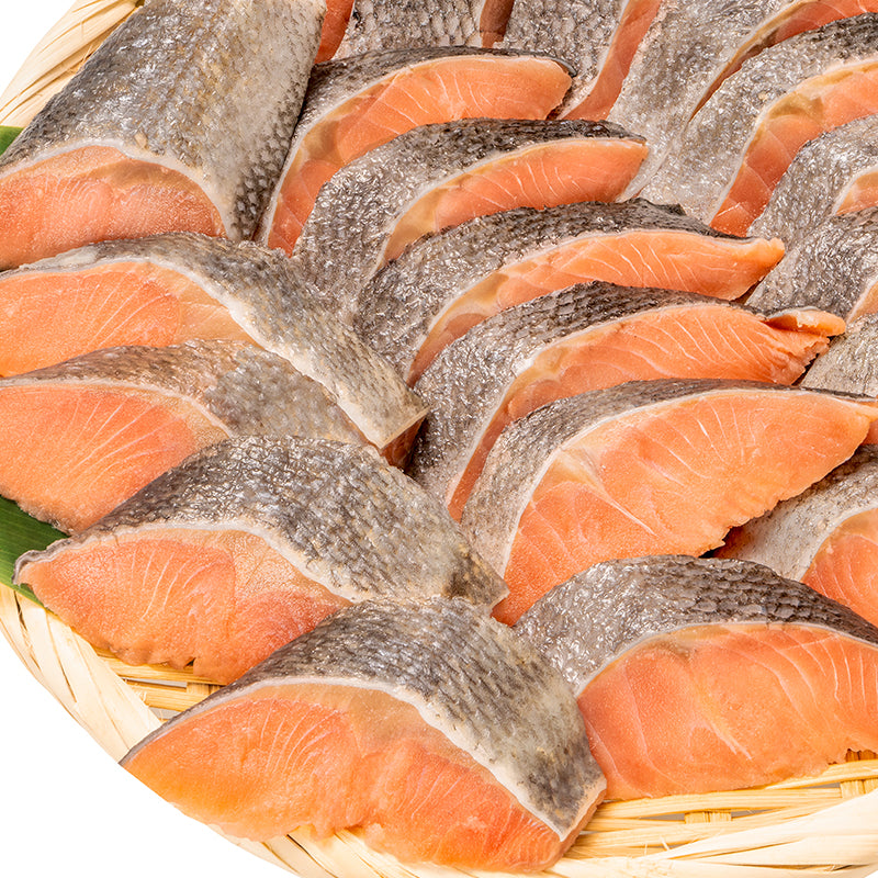 骨なし 骨取り 秋鮭 鮭 切り身 60g×20切れ 10パック 合計6kg 無塩 加熱用 さけ シャケ しゃけ 焼き鮭 朝食 お弁当 おかず おつまみ 酒の肴 業務用 冷凍 豊洲市場