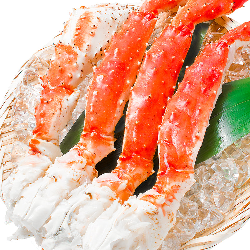 タラバガニ たらばがに 超極太7Ｌサイズ 6.5kg前後 冷凍総重量1.3kg×5肩セット 正規品 ボイル冷凍 足 肩セクション シュリンク包装 【かに カニ 蟹 たらば蟹 タラバ蟹 豊洲 カニ鍋 焼きガニ 脚 ギフト】