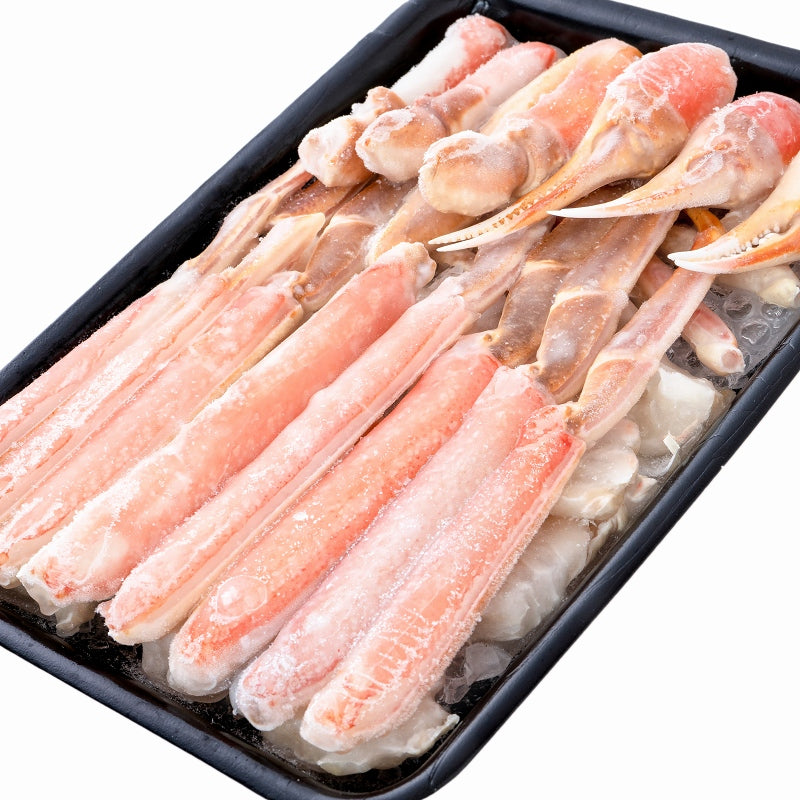 【送料無料】カット済み かにしゃぶ ズワイガニ ずわいがに セット 合計2kg 冷凍総重量約 1kg ×2パックセット かに鍋 かにしゃぶ お刺身 生食用 かにポーション 豊洲市場 ギフト 贈答用 お歳暮 海鮮おせち】