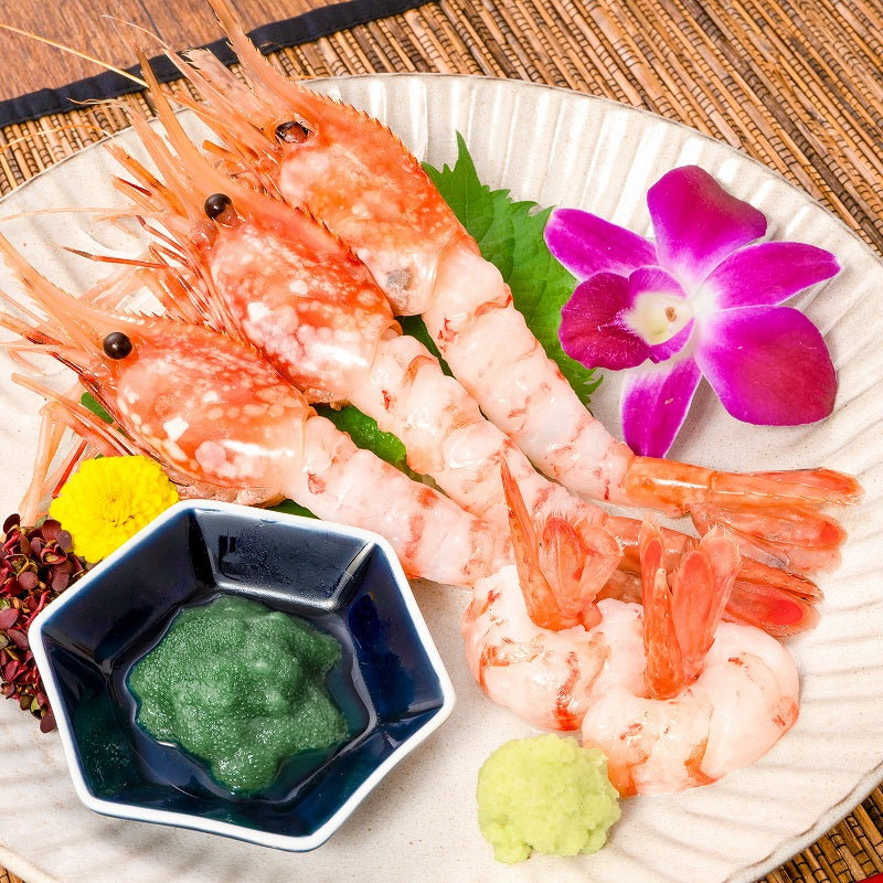 送料無料 ぼたん海老 業務用 500g お刺身用 ボタン海老 希少な特大Lサイズ。大きくトロけるボタン海老は甘みが違う。 箱入りで豪華ギフトにも最適【ぼたんえび ぼたんエビ ボタンエビ ボタンえび バーベキュー 築地市場 豊洲市場 ギフト】