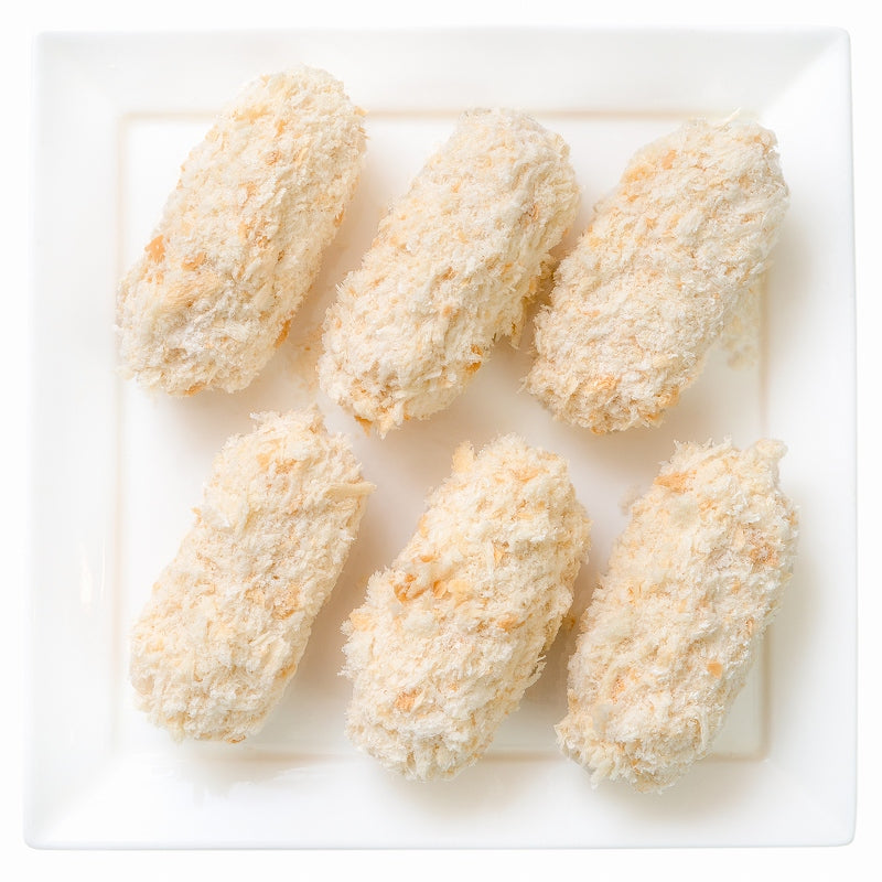 【送料無料】グラタンコロッケ カニ入り 80g×6個 合計480g×3パック 合計18個 衣付きで揚げるだけ！ちょっと贅沢な紅ずわいがに入りのこだわりグラコロ♪ コロッケ グラタン マカロニ 業務用 冷凍食品 おかず お弁当 フライ 築地市場 豊洲市場