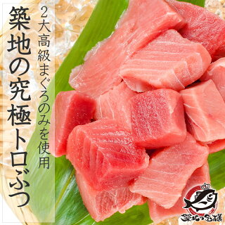 【送料無料】究極 まぐろ トロぶつ 500g 本まぐろ 南まぐろの切り落とし！2大高級マグロのみで豪華すぎ。脂がのった憧れのトロが超お得！【トロブツ とろぶつ 訳あり 訳アリ わけあり ワケアリ 鮪 本マグロ 南マグロ 刺身 豊洲市場】